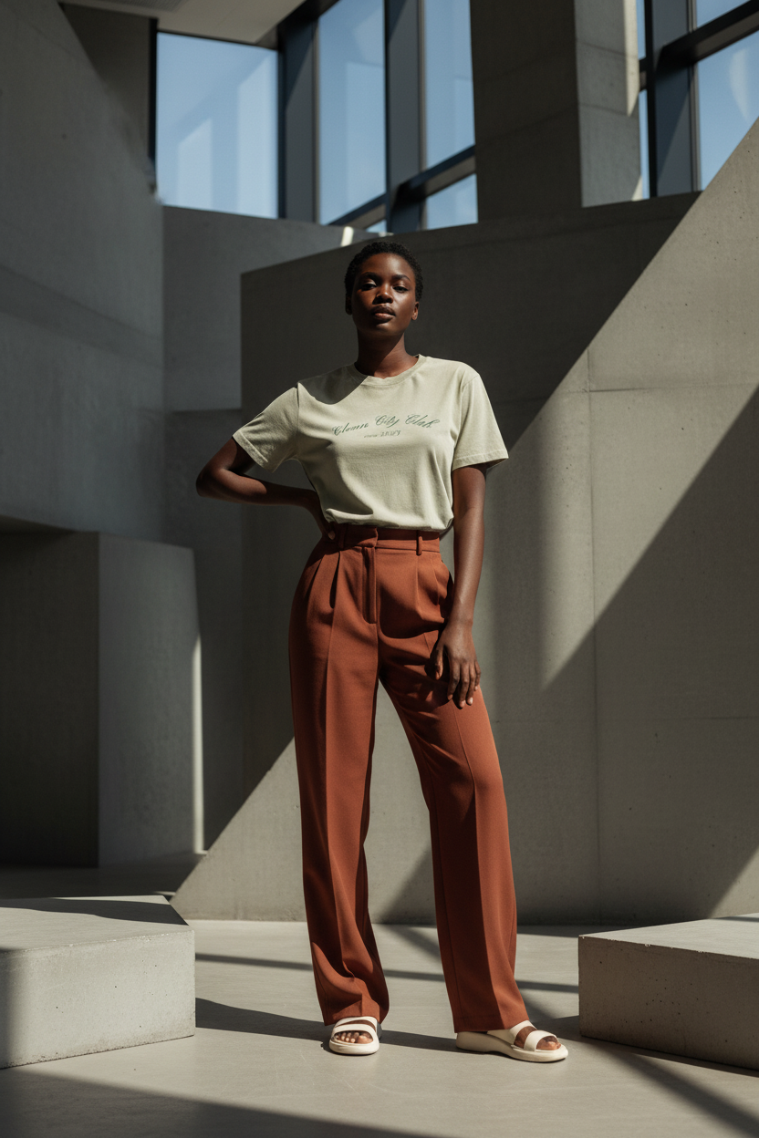 Heritage Tee - African American Female Model