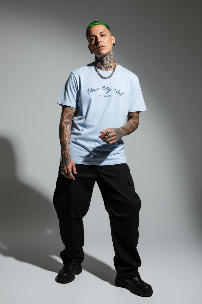 Heritage Tee Full-Length Editorial 1