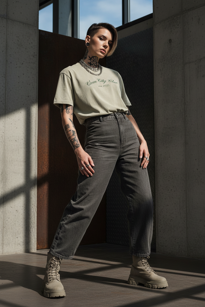 Heritage Tee Full-Length Editorial 2